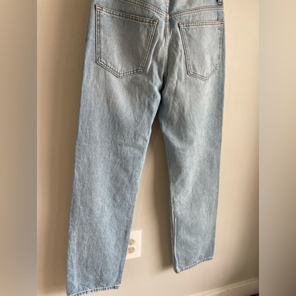 Madewell Low-Slung Straight Jeans - Light Wash - Size 24 - Picture 12 of 14